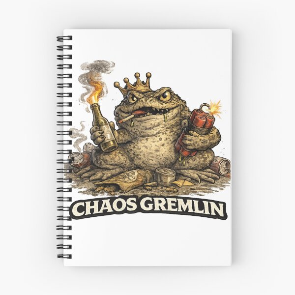 Item preview, Chaos Gremlin Toad – Tiny Villains Series Funny Evil Toad designed and sold by MoodMinistry.