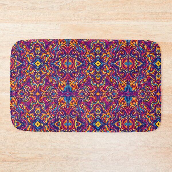 Item preview, Liquid stained glass - Liquefied flux - CMY duvet cover - ifourdezign designed and sold by Kentala.