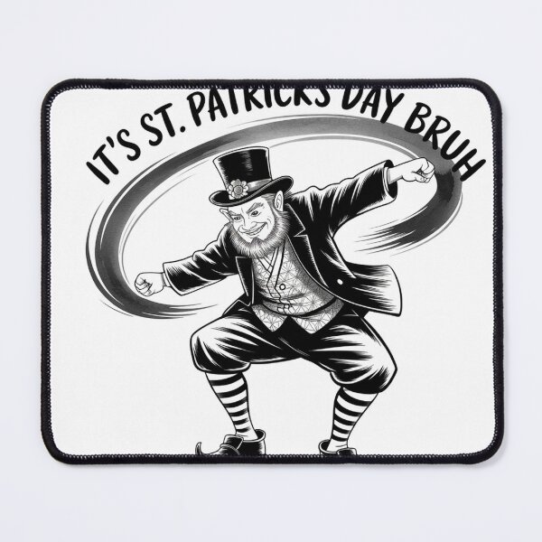 Item preview, Dabbing Leprechaun Sumi-e Ink Wash Art designed and sold by Bloomkept.