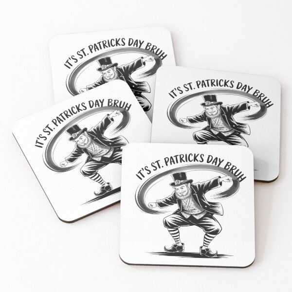 Item preview, Dabbing Leprechaun Sumi-e Ink Wash Art designed and sold by Bloomkept.