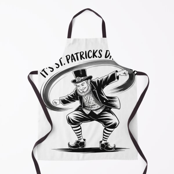 Item preview, Dabbing Leprechaun Sumi-e Ink Wash Art designed and sold by Bloomkept.