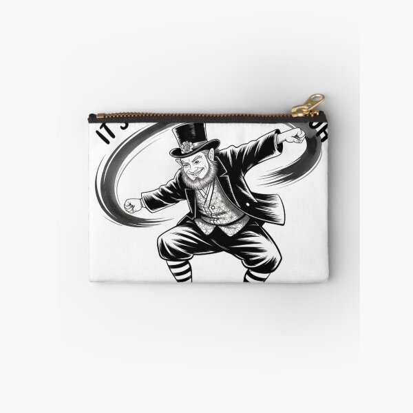 Item preview, Dabbing Leprechaun Sumi-e Ink Wash Art designed and sold by Bloomkept.