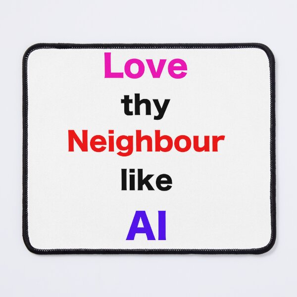 Item preview, Neighbourly love designed and sold by The WordCatcher Street.
