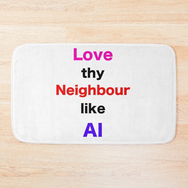 Item preview, Neighbourly love designed and sold by The WordCatcher Street.