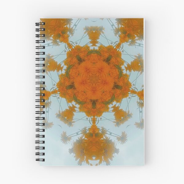 Item preview, Orange floral Mandala  designed and sold by sonamkumari333.