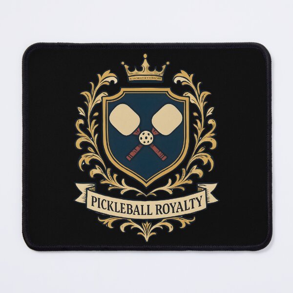 Item preview, Pickleball Royalty Crest T-Shirt Vintage Crown Paddle Emblem designed and sold by FestivityFinds.