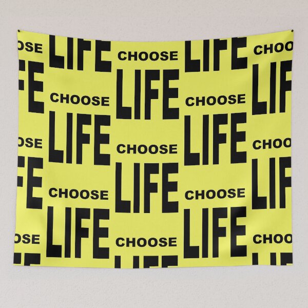 Item preview, Choose Life – a minimalist statement for conscious joy of life designed and sold by Mauswohn.