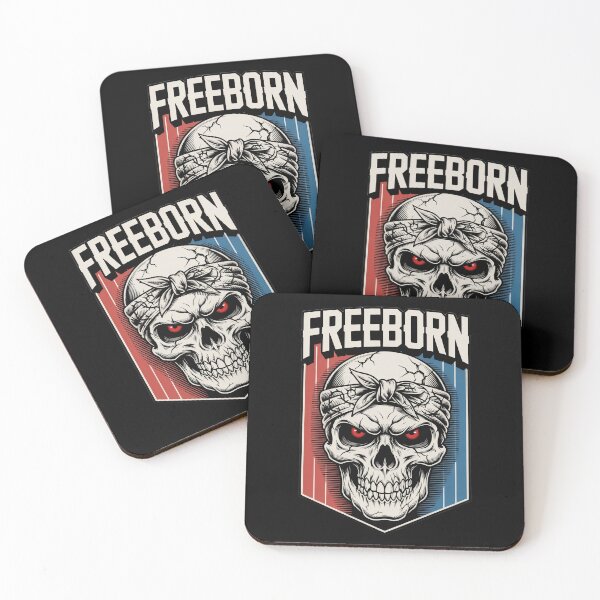Item preview, Freeborn Vintage Skull Americana Shield designed and sold by OldGloryForge.