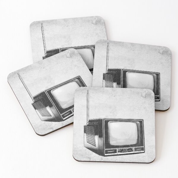 Item preview, Vintage Portable TV Dark Analog Retro Static Art designed and sold by Ghoul Enterprises.