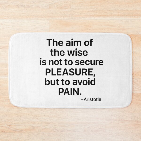 Item preview, Aim Of The Wise Aristotle Philosophy Wisdom Quote Shirt (Black Font) designed and sold by TshirtsLabs.