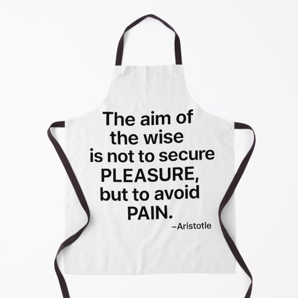 Item preview, Aim Of The Wise Aristotle Philosophy Wisdom Quote Shirt (Black Font) designed and sold by TshirtsLabs.