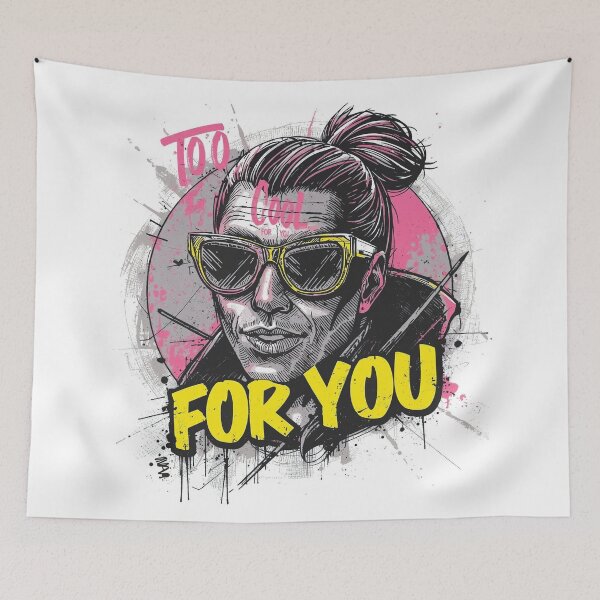 Item preview, Too Cool For You — Punk Streetwear designed and sold by Dhenin Studio.