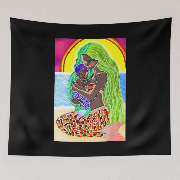 Item preview, Mer-Parent Sunset Beach Love designed and sold by J-Mindful.