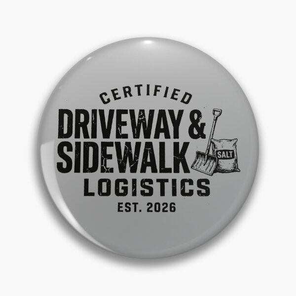 Item preview, Driveway and Sidewalk Logistics Winter Maintenance Snow Shoveling designed and sold by SplashTastic.