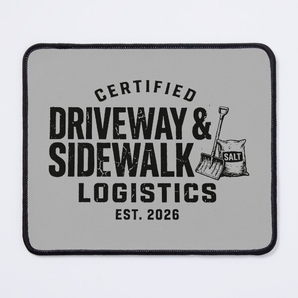 Item preview, Driveway and Sidewalk Logistics Winter Maintenance Snow Shoveling designed and sold by SplashTastic.