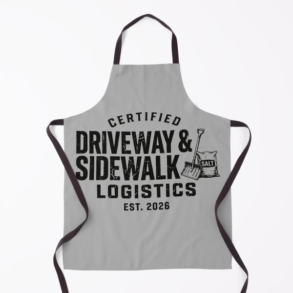 Item preview, Driveway and Sidewalk Logistics Winter Maintenance Snow Shoveling designed and sold by SplashTastic.