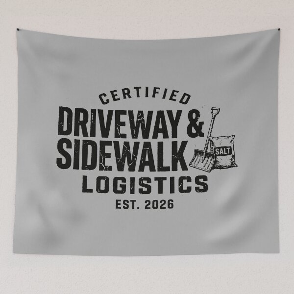 Item preview, Driveway and Sidewalk Logistics Winter Maintenance Snow Shoveling designed and sold by SplashTastic.