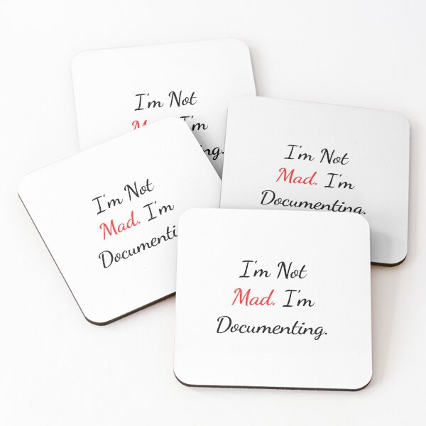 Item preview,  I'm Not Mad I'm Documenting Funny Sarcastic Shirt designed and sold by SilentBreakdown.