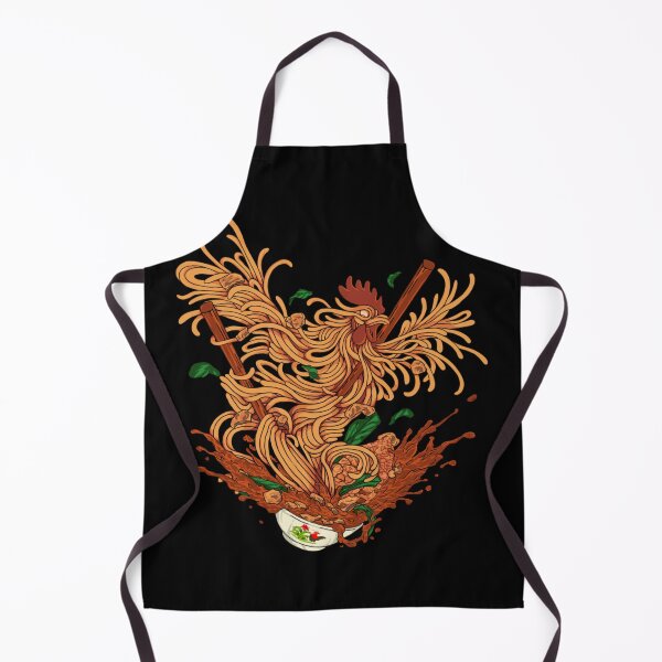 Item preview, Flying Noodle Rooster Funny Ramen Japanese Food Art designed and sold by DJava-ArtO.