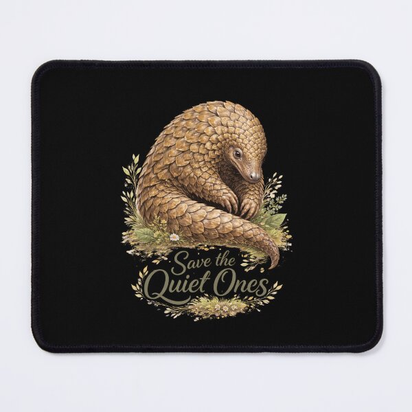 Item preview, Save the Quiet Ones Pangolin Wildlife Conservation T-Shirt Design designed and sold by FestivityFinds.