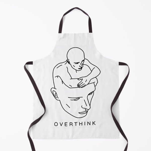 Artikelvorschau, Overthinking – Gefangen im eigenen Kopf | Minimalistische Mind-Art Illustration entworfen und verkauft von Mavriboy.