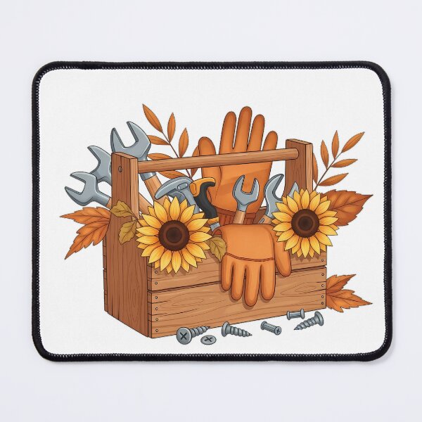 Item preview, Toolbox Sunflower Dad Gift designed and sold by pumsquare.