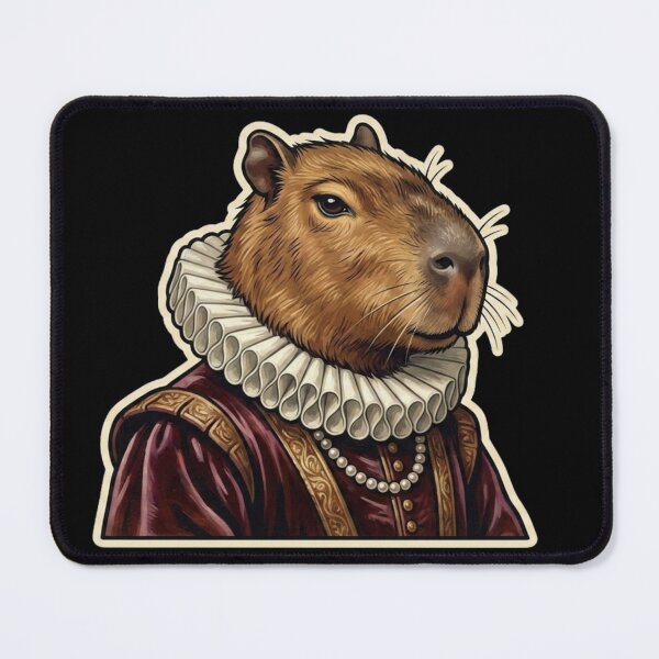 Item preview, The Renaissance Bara - Aristocratic Capybara Vintage Art designed and sold by nbg2012.