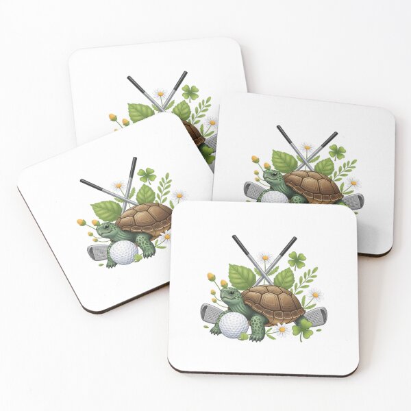 Item preview, Golf Turtle Wildflower Gift designed and sold by pumsquare.
