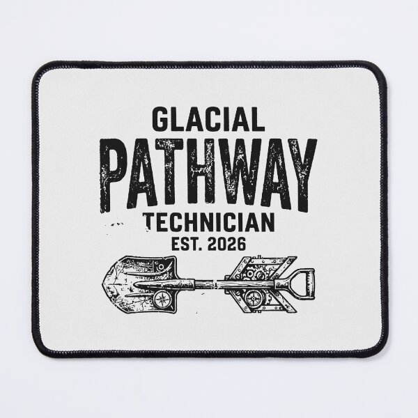 Item preview, Glacial Pathway Technician Industrial Design Gear Art designed and sold by SplashTastic.