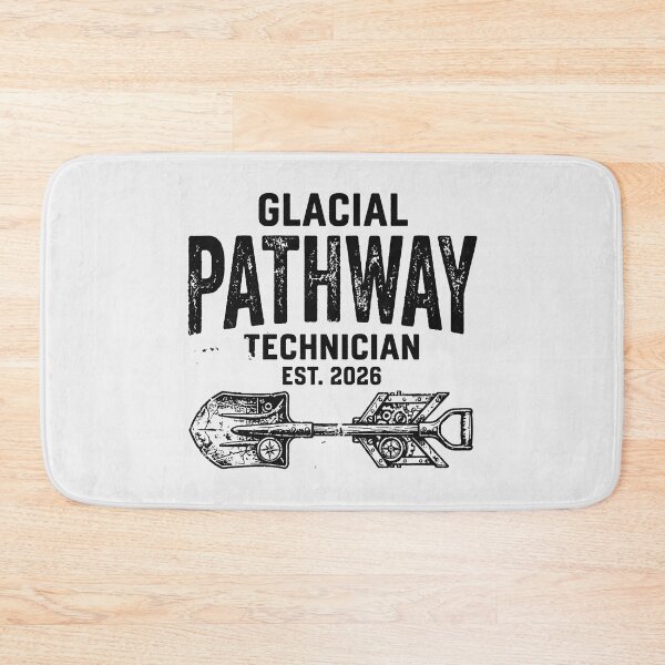 Item preview, Glacial Pathway Technician Industrial Design Gear Art designed and sold by SplashTastic.