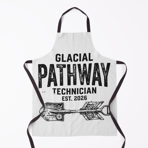 Item preview, Glacial Pathway Technician Industrial Design Gear Art designed and sold by SplashTastic.