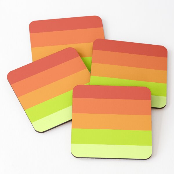 Item preview, Red, orange & green blocks designed and sold by Mint + Midnight.