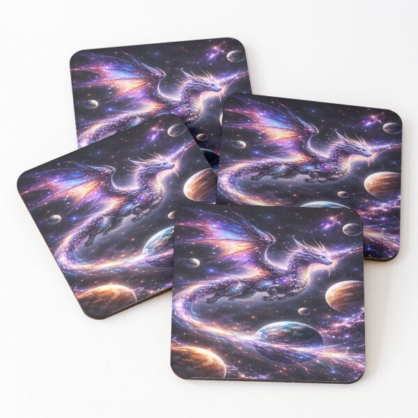 Item preview, Cosmic Dragon soaring throught the stars designed and sold by Artisan Finds Online.
