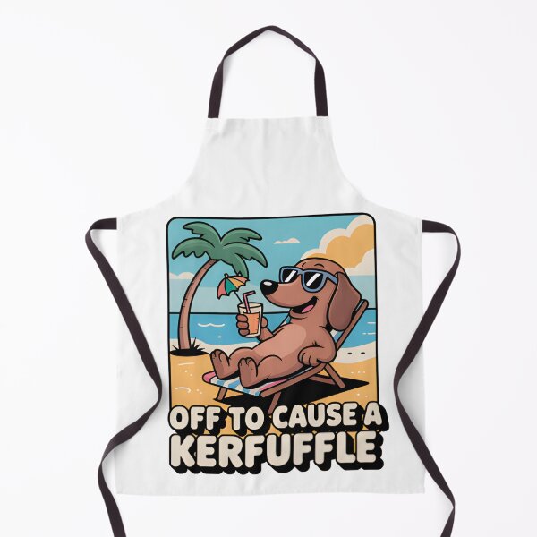 Item preview, Off To Cause A Kerfuffle Dachshund designed and sold by Naitsebas.