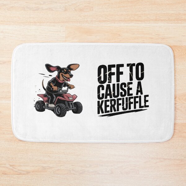 Item preview, Off To Cause A Kerfuffle Dachshund designed and sold by Naitsebas.