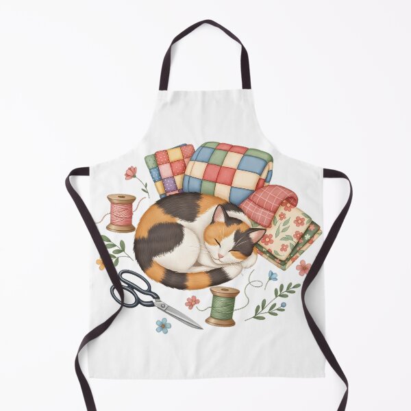 Artikelvorschau, Quilter Cat Stoffgeschenk entworfen und verkauft von pumsquare.