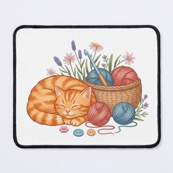 Item preview, Crochet Basket Cat Gift designed and sold by pumsquare.