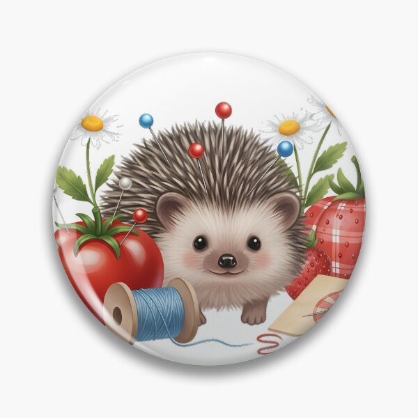 Item preview, Sewing Hedgehog Strawberry Gift designed and sold by pumsquare.