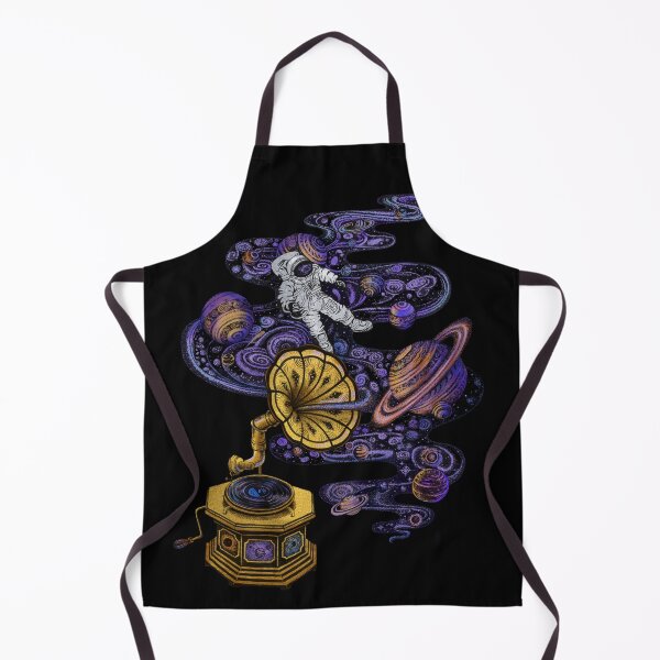 Item preview, Space Music Vintage | Retro Gramophone Cosmic Planets Stars Art designed and sold by Ruta.