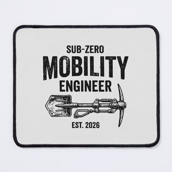 Item preview, Sub-Zero Mobility Engineer Mechanical Illustration Rugged Art designed and sold by SplashTastic.