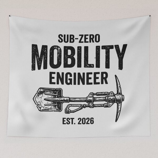 Item preview, Sub-Zero Mobility Engineer Mechanical Illustration Rugged Art designed and sold by SplashTastic.