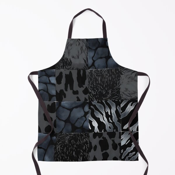 Item preview, Safari Night Shadow – Dark Monochrome Animal Pattern designed and sold by Hashola Designs.