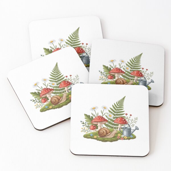 Item preview, Mushroom Garden Snail Gift designed and sold by pumsquare.