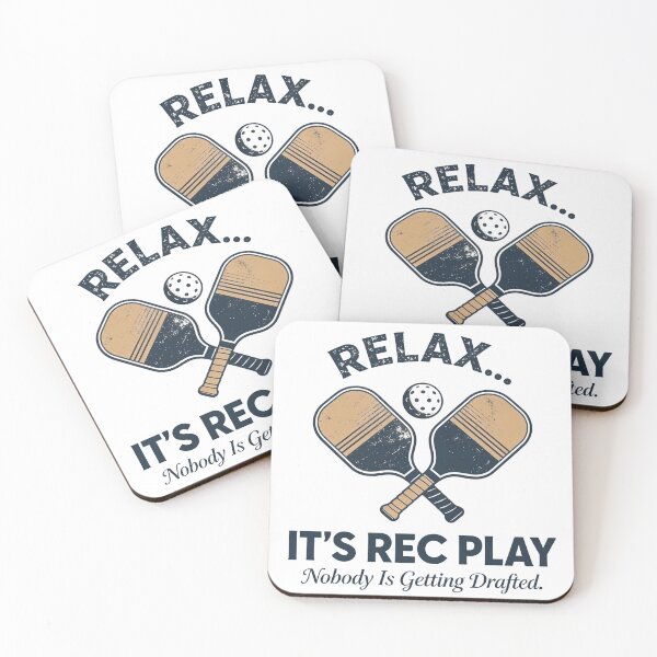 Item preview, Funny Pickleball - Relax It’s Rec Play Nobody is Getting Drafted Pickleball designed and sold by CutOutIdols.