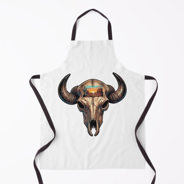 Item preview, Desert Bison Skull Landscape designed and sold by Indoni.
