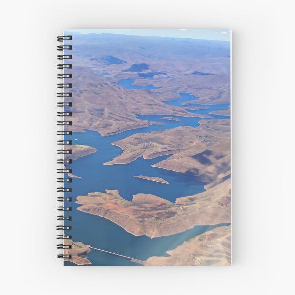 Item preview, Aerial View of Katse Dam Wall, Maluti Mountains, Lesotho designed and sold by JaneFlowersAfrica.