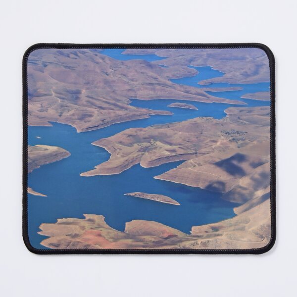 Item preview, Aerial View of Katse Dam Wall, Maluti Mountains, Lesotho designed and sold by JaneFlowersAfrica.