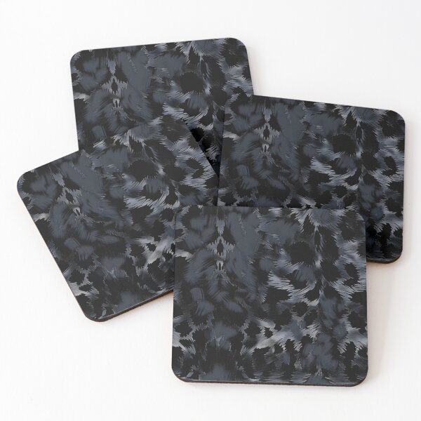 Item preview, Safari Night Shadow 2 – Dark Monochrome Animal Pattern designed and sold by Hashola Designs.