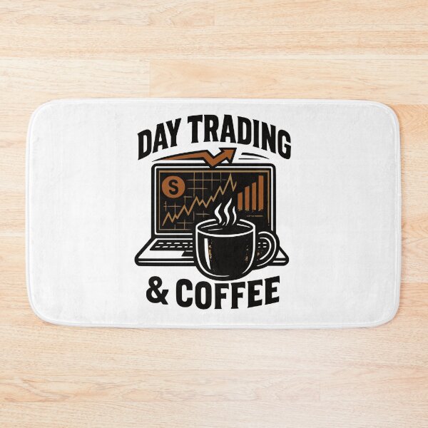 Item preview, Coffee & Day Trading - Powered by Caffeine & Candlesticks designed and sold by Riskt8ker Shop.