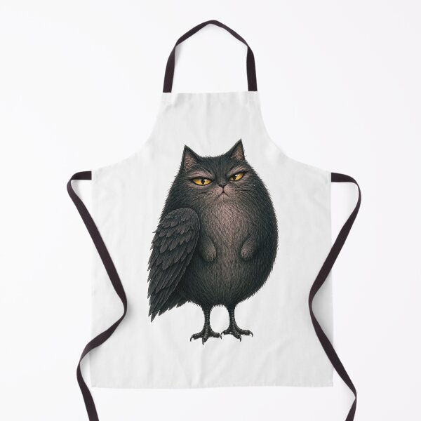 Item preview, Dark Owl Cat Fantasy Creature designed and sold by MoonfurStudio.